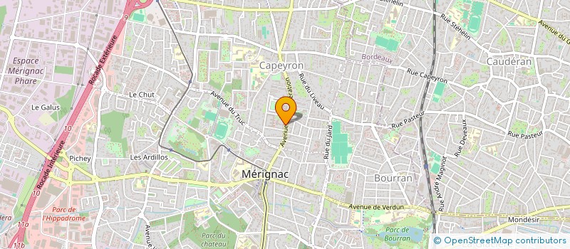 localisation de l'entreprise MONSIEUR ILYAS DOUAH  MERIGNAC