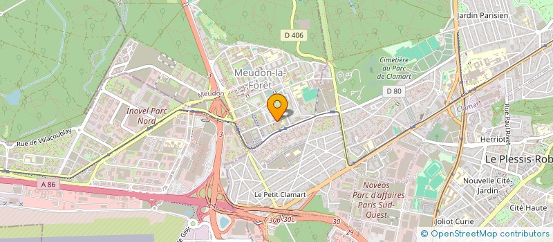 localisation de l'entreprise MONSIEUR ILYAS DUMAN à MEUDON