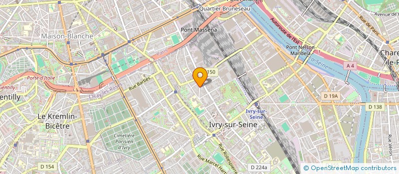 localisation de l'entreprise MONSIEUR ILYAS EL ABBADI  IVRY-SUR-SEINE