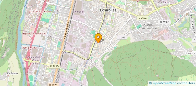 localisation de l'entreprise MONSIEUR ILYAS EL HASNI à ECHIROLLES