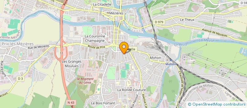 localisation de l'entreprise MONSIEUR ILYAS EL KAMILI ZINEDDAINE à CHARLEVILLE-MEZIERES