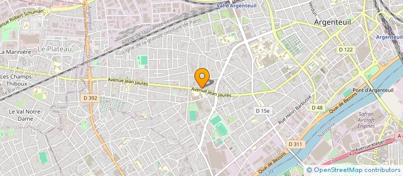 localisation de l'entreprise MONSIEUR ILYAS HAMMOUCH  ARGENTEUIL