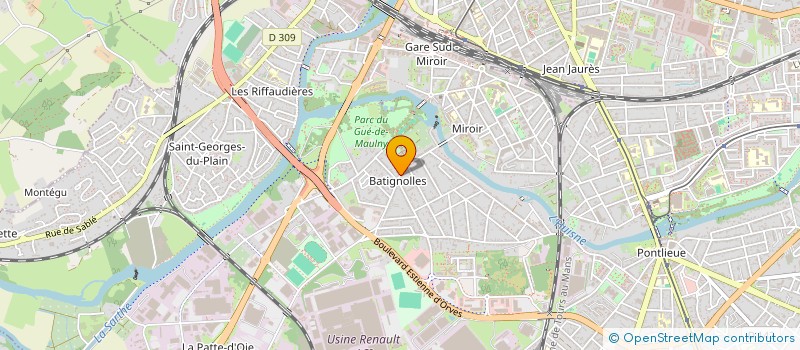 localisation de l'entreprise MONSIEUR ILYAS HAYAT  LE MANS