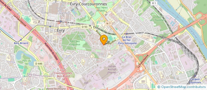 localisation de l'entreprise MONSIEUR ILYAS KHAN à EVRY-COURCOURONNES
