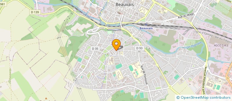 localisation de l'entreprise MONSIEUR ILYAS MABROK  BEAUVAIS