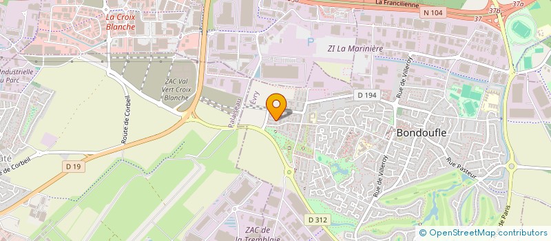 localisation de l'entreprise MONSIEUR ILYAS MAHFOUDHI à BONDOUFLE