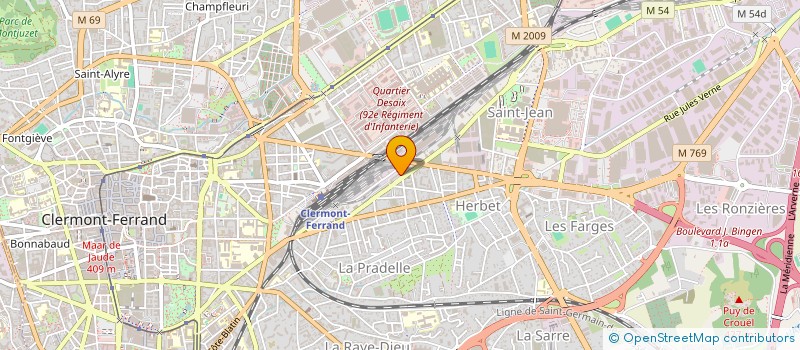 localisation de l'entreprise MONSIEUR ILYAS OCALAN  CLERMONT-FERRAND