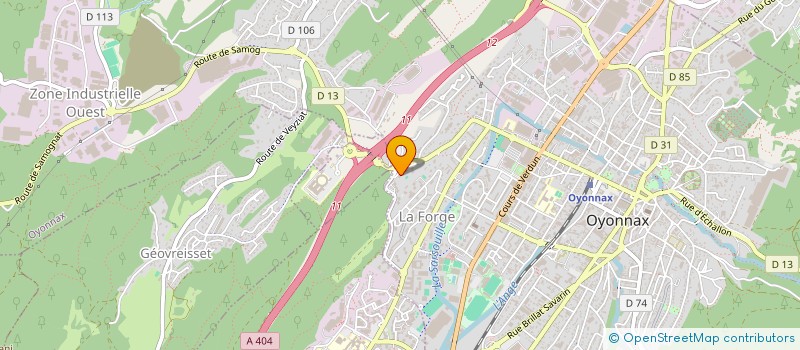 localisation de l'entreprise MONSIEUR ILYAS OZTURK à OYONNAX