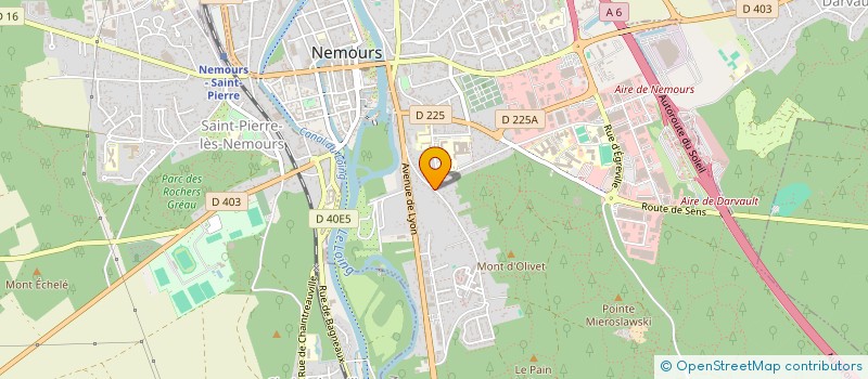 localisation de l'entreprise MONSIEUR ILYAS TAIBI  NEMOURS