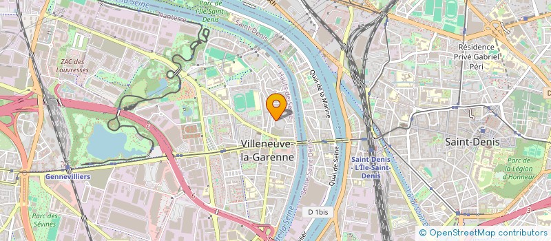 localisation de l'entreprise MONSIEUR ILYAS YACHOU  VILLENEUVE-LA-GARENNE