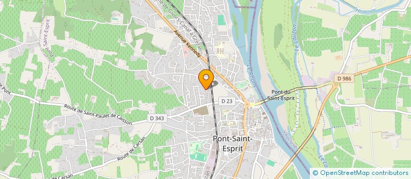 localisation de l'entreprise MONSIEUR ILYAS ZAOUI  PONT-SAINT-ESPRIT