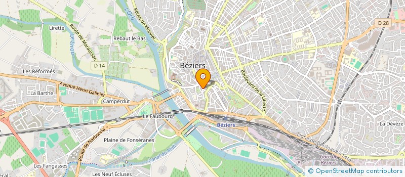localisation de l'entreprise MONSIEUR ILYASS ABIZA  BEZIERS