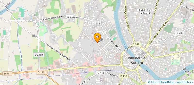 localisation de l'entreprise MONSIEUR ILYASS CHAKIR  VILLENEUVE-SUR-LOT