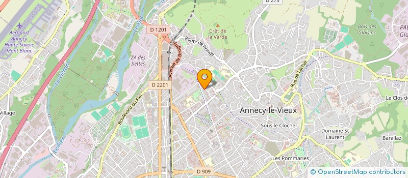 localisation de l'entreprise MONSIEUR ILYASS DJELEB  ANNECY