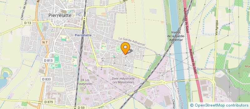 localisation de l'entreprise MONSIEUR ILYASS EL OUANSAIDI  PIERRELATTE