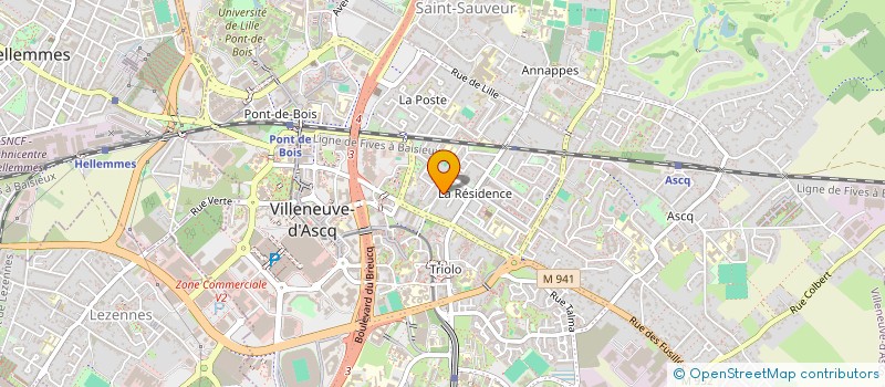 localisation de l'entreprise MONSIEUR ILYASS FETTOUHI à VILLENEUVE-D'ASCQ