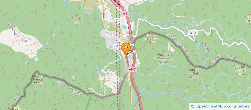 localisation de l'entreprise MONSIEUR ILYASS JOULANE CHAHBI  LE PERTHUS