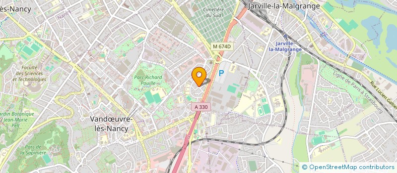 localisation de l'entreprise MONSIEUR ILYASS LAMHARZI  VANDUVRE-LES-NANCY