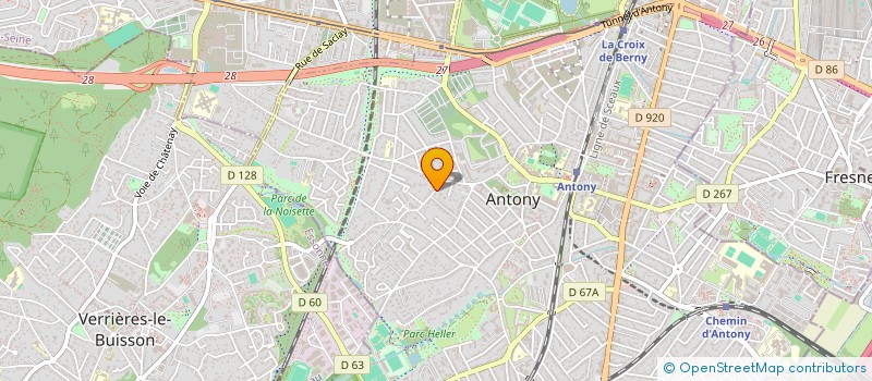 localisation de l'entreprise MONSIEUR ILYASS MASSOUDY à ANTONY