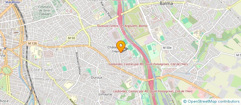 localisation de l'entreprise MONSIEUR ILYASS RAQBA à TOULOUSE