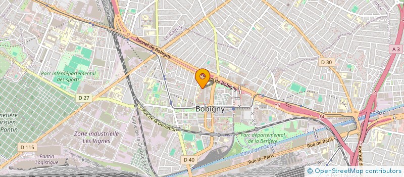 localisation de l'entreprise MONSIEUR ILYASS TOUSSI  BOBIGNY