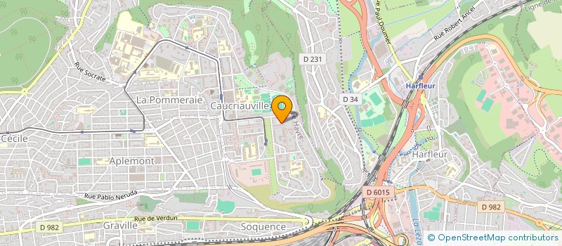 localisation de l'entreprise MONSIEUR ILYASSA BAH  LE HAVRE