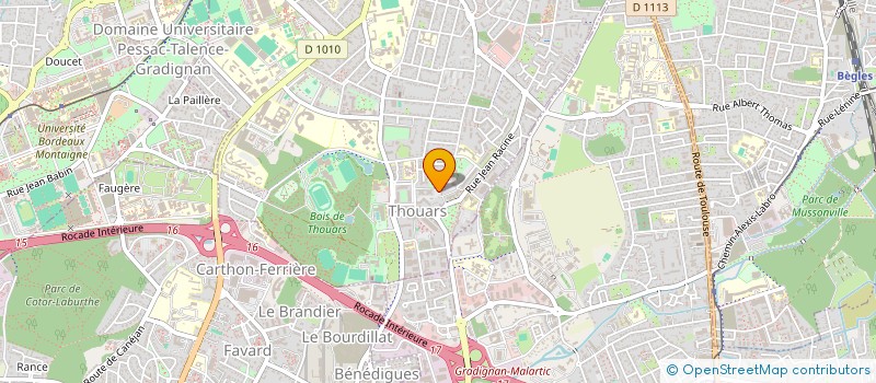 localisation de l'entreprise MONSIEUR ILYASSE BENALI à PESSAC