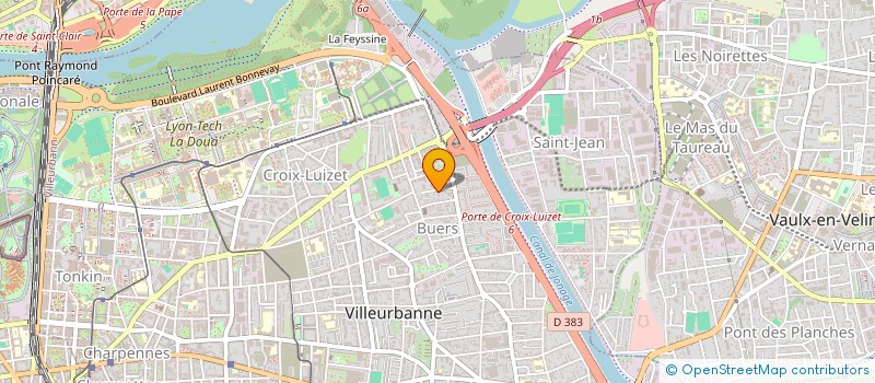 localisation de l'entreprise MONSIEUR ILYASSE KABBAB  VILLEURBANNE