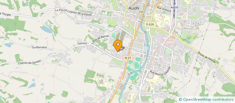 localisation de l'entreprise MONSIEUR ILYASSE LAMRAK  AUCH