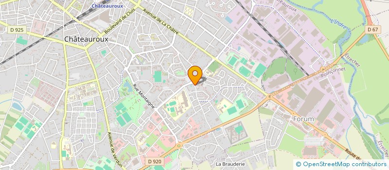 localisation de l'entreprise MONSIEUR ILYES ADNANE à CHATEAUROUX
