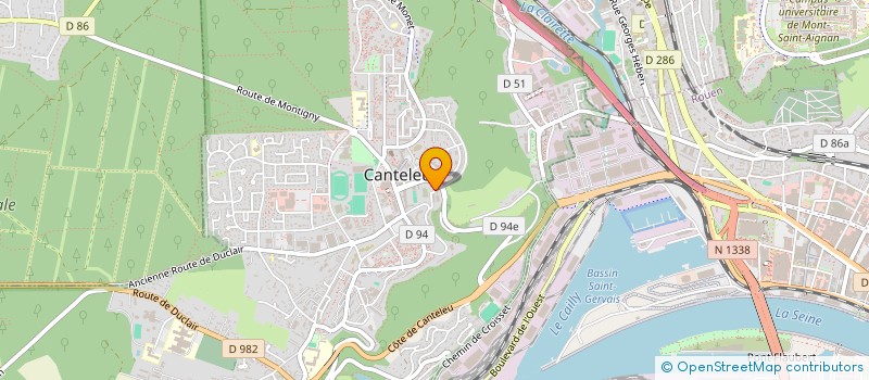 localisation de l'entreprise MONSIEUR ILYES AIT ABBOU  CANTELEU