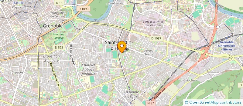 localisation de l'entreprise MONSIEUR ILYES AKAKEZA  SAINT-MARTIN-D'HERES