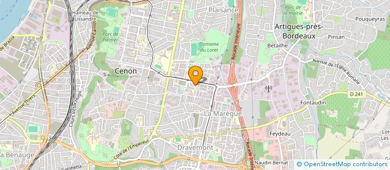 localisation de l'entreprise MONSIEUR ILYES AURAGHI  CENON