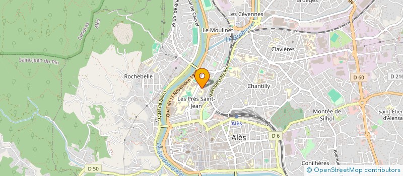 localisation de l'entreprise MONSIEUR ILYES BACHA  ALES