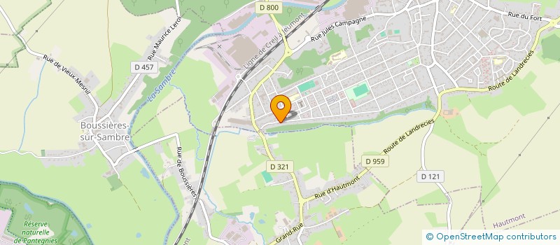 localisation de l'entreprise MONSIEUR ILYES BAIH  HAUTMONT