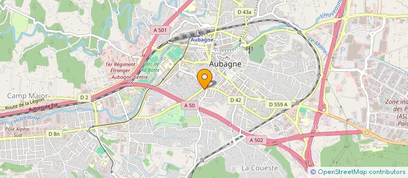 localisation de l'entreprise MONSIEUR ILYES BARAKA  AUBAGNE