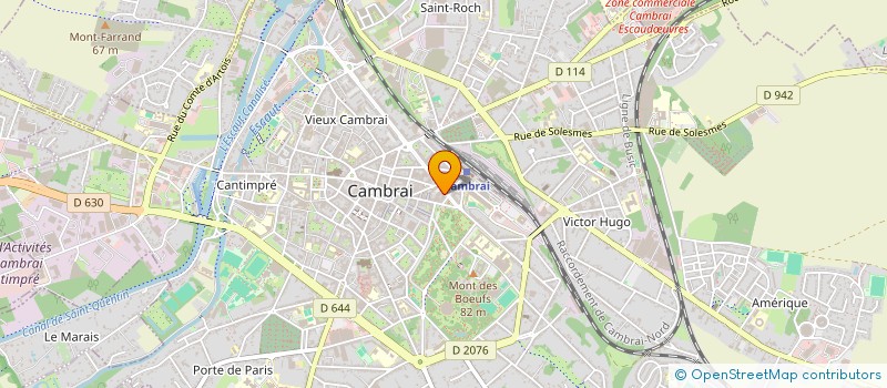 localisation de l'entreprise MONSIEUR ILYES BELOUAIL  CAMBRAI