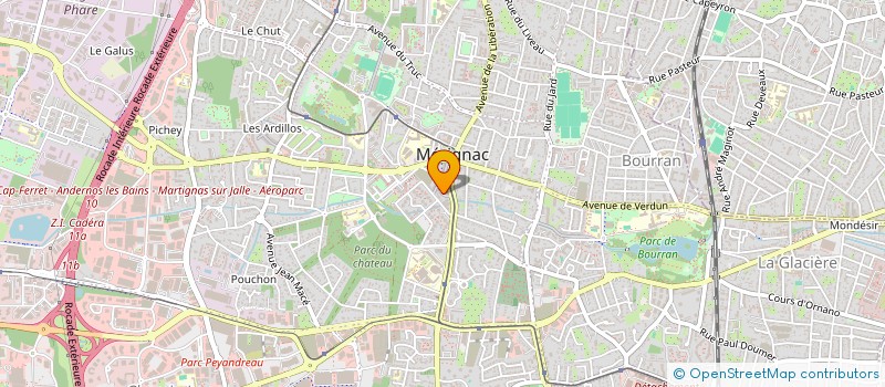 localisation de l'entreprise MONSIEUR ILYES BELOUAZNA  MERIGNAC