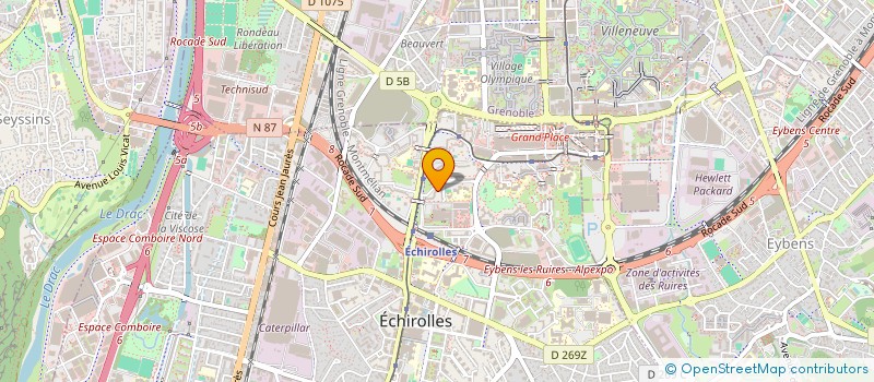 localisation de l'entreprise MONSIEUR ILYES BEN HADJ SALEM à ECHIROLLES