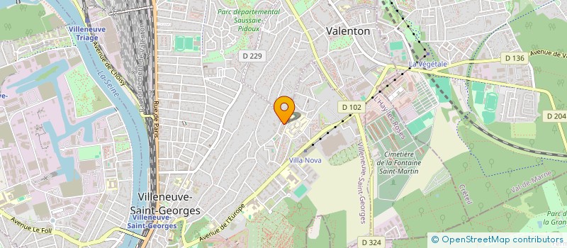 localisation de l'entreprise MONSIEUR ILYES BENAOUALI  VILLENEUVE-SAINT-GEORGES