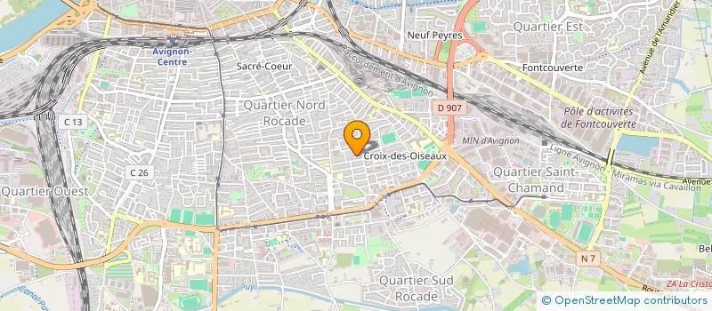 localisation de l'entreprise MONSIEUR ILYES BENBAHOUCHE  AVIGNON