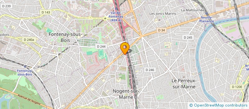 localisation de l'entreprise MONSIEUR ILYES BENDAOUD  NOGENT-SUR-MARNE