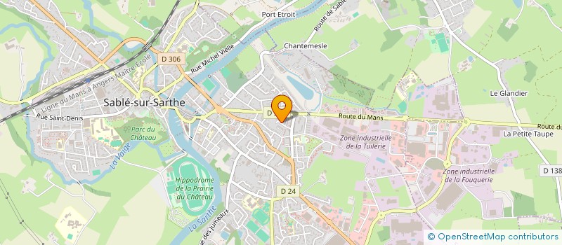 localisation de l'entreprise MONSIEUR ILYES BENIANI  SABLE-SUR-SARTHE