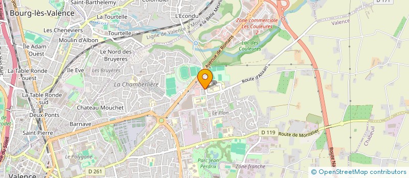 localisation de l'entreprise MONSIEUR ILYES BENSFIA  VALENCE