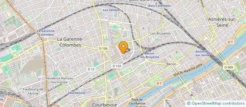 localisation de l'entreprise MONSIEUR ILYES BENSIALI à COURBEVOIE