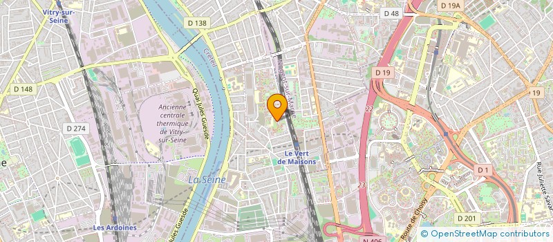 localisation de l'entreprise MONSIEUR ILYES BENYAMINA  ALFORTVILLE