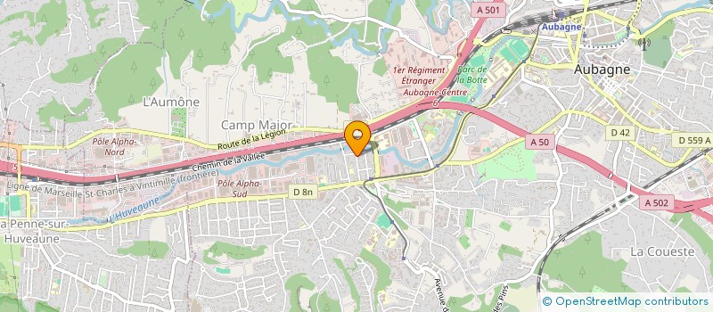 localisation de l'entreprise MONSIEUR ILYES BENYOUCEF à AUBAGNE