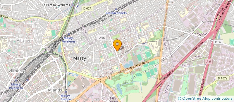 localisation de l'entreprise MONSIEUR ILYES BENZINB  MASSY