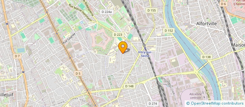 localisation de l'entreprise MONSIEUR ILYES BERROUIGUET  VITRY-SUR-SEINE