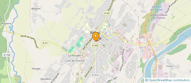 localisation de l'entreprise MONSIEUR ILYES BESSODES à BELLEY